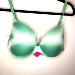 La Senza Padded Push Up Bra Mint Green 36DD